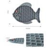 587691261 Fish Shape Silicone Bowl Dog Lick Mat Slow Feeding Food Bowl For Small Medium Dogs Puppy Cat Treat Feeder Dispenser Pet Supplies