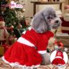 587620391 Pet clothes Christmas pet supplies outdoor dog walking clothes