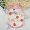 Pet supplies pet clothes cute fruit camisoles tank tops breathable pet sunscreen mosquito and insect repellent products