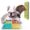 Pet supplies dog slow treater  food bowl choking prevention slow food bowl licking plate