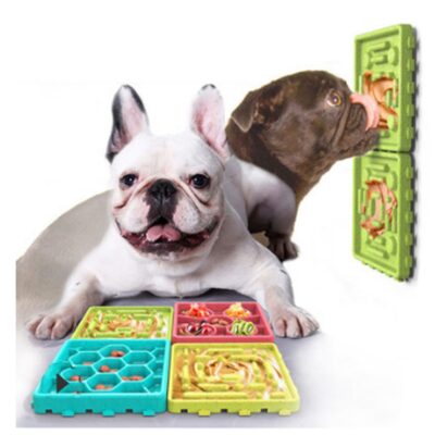 587814412 Pet supplies dog slow treater food bowl choking prevention slow food bowl licking plate