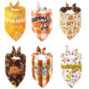New Pet Scarf Dog Triangle Scarf Thanksgiving Pet Bandana