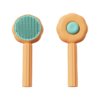 New Sunflower Pet Comb Cat Comb Pet Brush Pet Self-Cleaning Needle Comb Pet Hair Remover Pet Comb