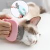 587690570 Elastic Soft Needle Comb Pet Hair Removal Massaging Shell Comb Cat Massage Brush Kitten Grooming Shedding Tools Bathing Supplies