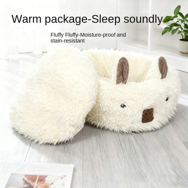 587693141 Dog Bed Winter Warm Half-Enclosed Dog Bed Pet Nest Dog Pad Pet Dog House Pet Bed Pet Enclosure