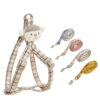Pet Supplies New Lattice Anti Slip Adjustable Cat Rope Dog Rope Vest Lattice Cat Traction Rope