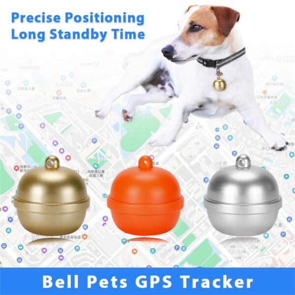 587634817 Smart Pet Positioning Bell GPS Locator Waterproof Electronic Collar Anti-lost Device Pet Supplies For Dog Cats Multiple Language