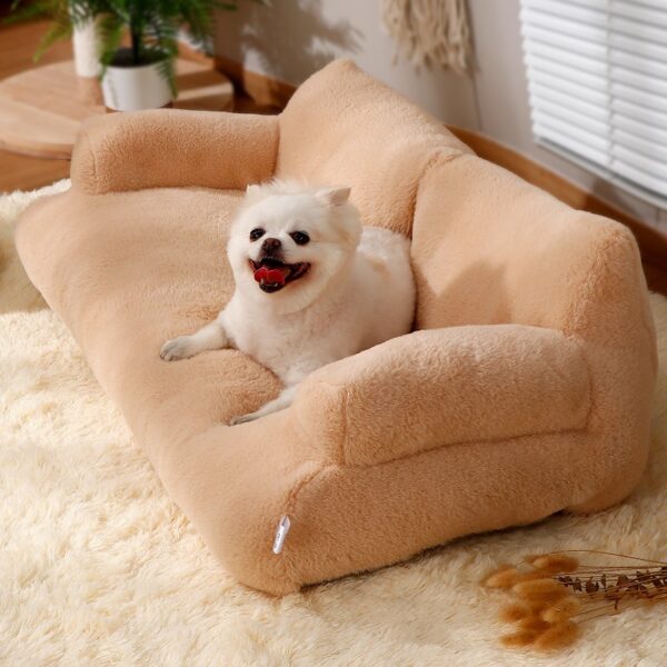 587813706 Luxury Cat Bed Sofa Winter Warm Cat Nest Pet Bed For Small Medium Dogs Cats Comfortable Plush Puppy Bed Pet Supplies