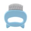 587690577 Elastic Soft Needle Comb Pet Hair Removal Massaging Shell Comb Cat Massage Brush Kitten Grooming Shedding Tools Bathing Supplies
