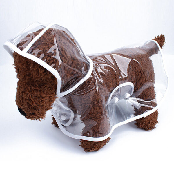 587632797 Pet Supplies Dog Raincoat Teddy Small And Medium-Sized Dogs New Transparent Plastic Fashion Poncho Pet Raincoat