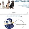 Pet anti-insect collars, large, medium and small adjustable collars for dogs and cats, anti-lice, flea and tick pet supplies
