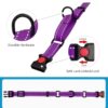 Collar Pet Supplies Nylon Collar Adjustable Traction Rope Reflective Collar Set Dog Leash