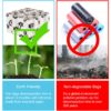 White Footprint Dog Poop Collection Bag D2W Photo Oxygen Degradation Pet Garbage Bag Pet Supplies