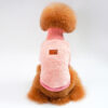 Winter New High Quality Pet Clothes Coral Fleece Solid Color Turtleneck Dog Clothes Pet Supplies