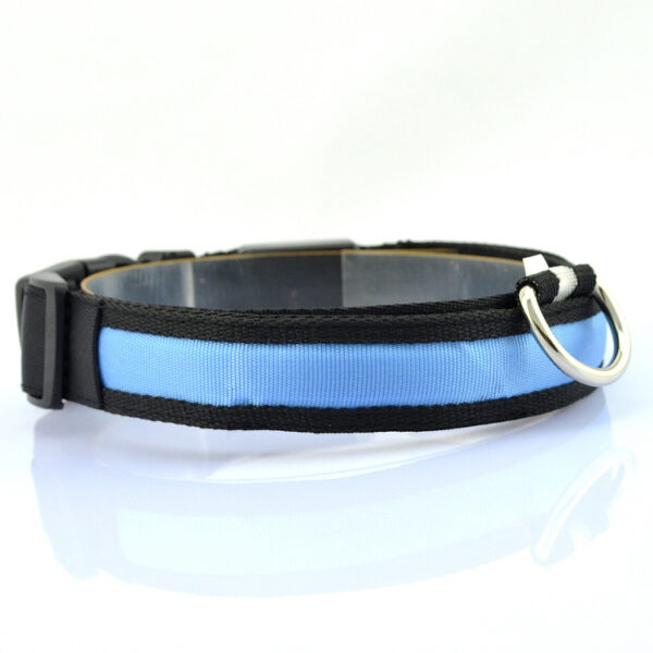 587814164 LED Pet Luminous Collar USB Charging Collar Teddy Luminous Neck Sleeve Small Large Dog And Cat Supplies