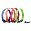 587638188 Pet Supplies LED Flash Dog Collar Nylon Translucent Double Fiber Medium Large Neck Usb Luminous Collar