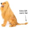 587692341 Pet transformation funny dog lion wig hat pet lion headgear