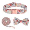 Sunflower Pet Collar Cotton Breathable Dog Collar Zou Ju Printed Neck Ring Pet Supplies