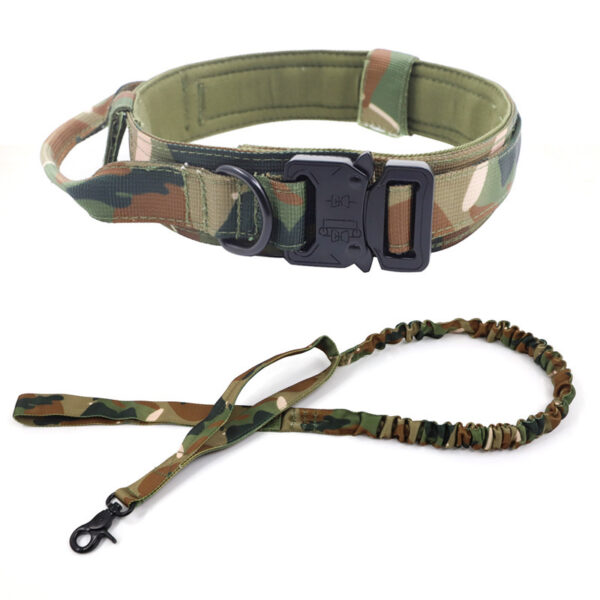 Tactical Dog Collar Dog Leash Tactical Collar Dog Leash Pet Outdoor Collar Training Pet Supplies