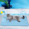 Pet Ice Cushion Summer Cool Dog Cushion Pet Cat Cushion Breathable Ice Silk Cat Nest Pet Supplies