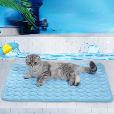 587813532 Pet Ice Cushion Summer Cool Dog Cushion Pet Cat Cushion Breathable Ice Silk Cat Nest Pet Supplies