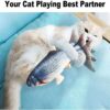 587689616 Cat USB Charger Toy Fish Interactive Electric floppy Fish Cat toy Realistic Pet Cats Chew Bite Toys Pet Supplies Cats dog toy