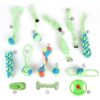 Pet Supplies Dog Cotton Rope Toy Tooth Grinding and Tooth Cleaning Dog Bite Rope Combination Set
