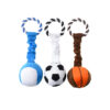 587638379 Dog Toy Sound Molar Super Soft Cloth Ball Pet Toy Ball Dog Training Supplies Interactive Toys