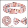 Sunflower Pet Collar Cotton Breathable Dog Collar Zou Ju Printed Neck Ring Pet Supplies