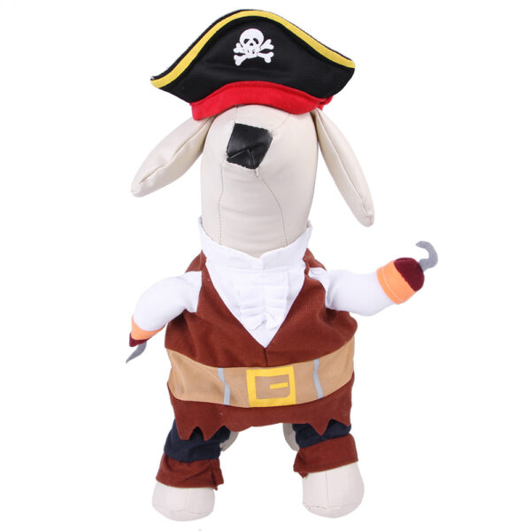 587632946 Pet Cowboy Horse Riding Transfiguration Pet Supplies Clothing Cospaly Halloween Dog Clothes