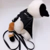 587633849 Halloween Day Batman Pet Leash Harness Set Bat Design Lovely Pet Wings I-Shaped Cat Walk Leash Pet Supplies