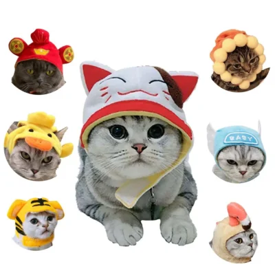 587691475 Cotton Pet Hat Decorative Party Pet Cap