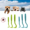 587633920 3PCS Pet Flea Remover Tool Scratching Hook Remover Pet Cat Dog Grooming Supplies Tick Picker Flea Removal Tool Pet Comb