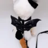 587633847 Halloween Day Batman Pet Leash Harness Set Bat Design Lovely Pet Wings I-Shaped Cat Walk Leash Pet Supplies