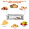 a1ef5206-3133-4a9a-9ef0-6f6ac77e0bbb.jpg 1Pc Dual Door Rat Trap Cage Humane Live Rodent Dense Mesh Trap Cage Zinc Electroplating Mice Mouse Control Bait Catch With 2 Detachable U Shaped Rod