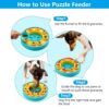a291d1ac-3322-46b0-9708-c922d0b71f66.jpg 1Pc Dog Puzzle Food Feeder Slow Feeding Bowl Interactive Toy Dog Treat Dispensing Toy For IQ Training Mental Enrichment For Small Medium Large Dog Cat