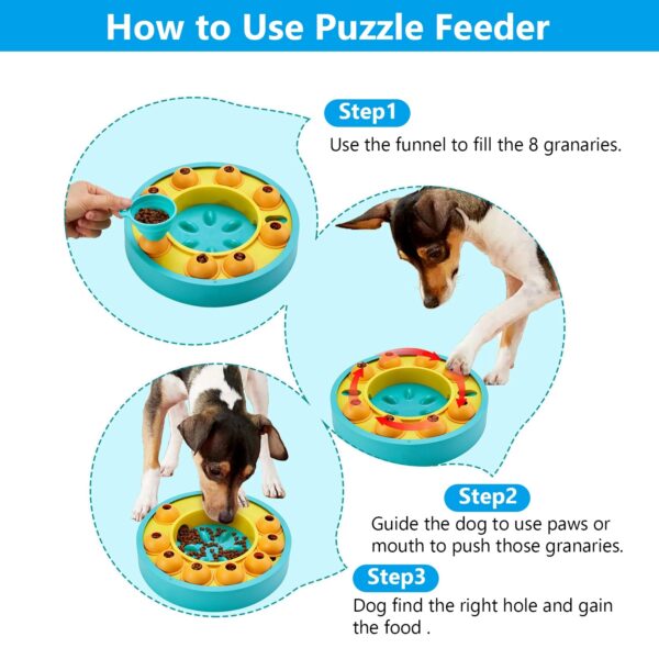 a291d1ac-3322-46b0-9708-c922d0b71f66.jpg 1Pc Dog Puzzle Food Feeder Slow Feeding Bowl Interactive Toy Dog Treat Dispensing Toy For IQ Training Mental Enrichment For Small Medium Large Dog Cat