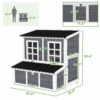 Wooden Pet Coop With Nesting Box