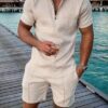 a47ea453-267c-4d86-be57-d29437250046.jpg Polo Shirt Sports Short Sleeve Shorts Suit For Men