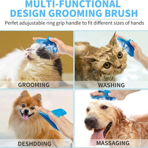 a6214c82-0a0f-4bbd-a9a7-ffff95a22024.jpg Professional 7 In 1 Dog Paw Cleaner For Dogs & Cats Includes 1 Portable Paw Washer 1 Bath Brush 2 Dog Toothbrushes And 3 Absorbent Towels Note Fits Paws 1.5 To 2.5 Inches Wide