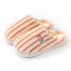 a90fc407-6619-4d87-abfe-459455a08e10.jpg Ins Plush Striped Slippers Winter Warm Letter Embroidered Shoes Fashion Floor Bedroom Home Slipper For Women Men Couples