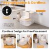 Smart Automatic Pet Water Dispenser, Automatic Pet Water Dispenser With Dual Tank,Dual Tank Filtration 4.5L Cordless Water Fountain With Remote Control For Pets