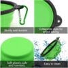 ad2f1a07-773c-4c83-b848-8a9679d50797.jpg Dog Bowl Pet Collapsible Bowls, 2 Pack For Cats Dogs, Portable Pet Feeding Watering Dish For Walking Parking Traveling With 2 Carabiners