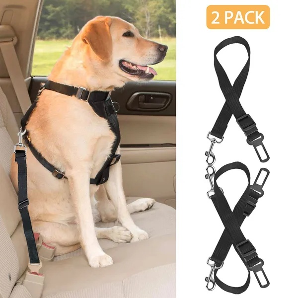 ae1aa23c-c675-4732-9e16-233d19e68549.jpg 2Pcs Pet Dog Seat Belt Leash Adjustable Pet Dog Cat Safety Leads Harness
