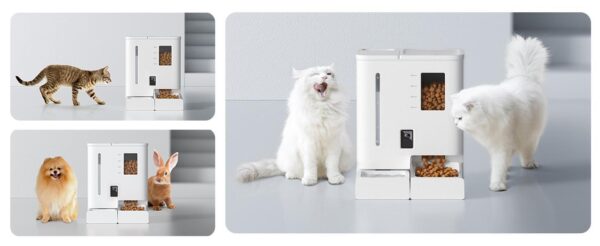 af2738c1-3efa-40b5-a6a9-bf5d5f3c4ac4.jpg Waithem WiFi Automatic Pet Feeder & Waterer 2-in-1 Set App-Controlled, 2-Week Capacity, Detachable &Washable, Moisture-Proof