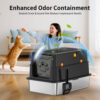 STAINLESS STEEL CAT LITTER BOX