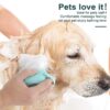 Pet Bath Massage Brush Puppy Dog Cat Grooming Cleaning Soft