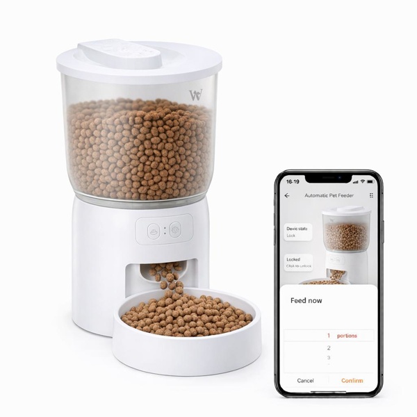 b376ff91-6340-430a-92a4-1d68dcfa1817.jpg Smart Pet Feeder 3L Automatic Food Dispenser For Cats, Dogs Small Pets Indoor, Timed And Quantitative Dry Food Cat Feeder Kibble, Feeding