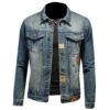 Form-fitting Denim Jacket For Men
