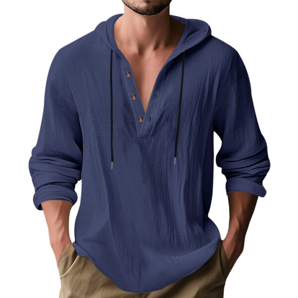 b5682889-5835-41cc-a621-bfa4f7d4d560.jpg Hooded Casual Loose-fitting T-shirt Sweater For Men